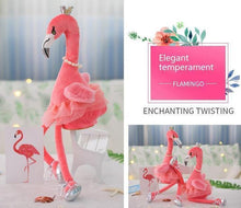 Load image into Gallery viewer, Elegant singing flamingo Plush Toy